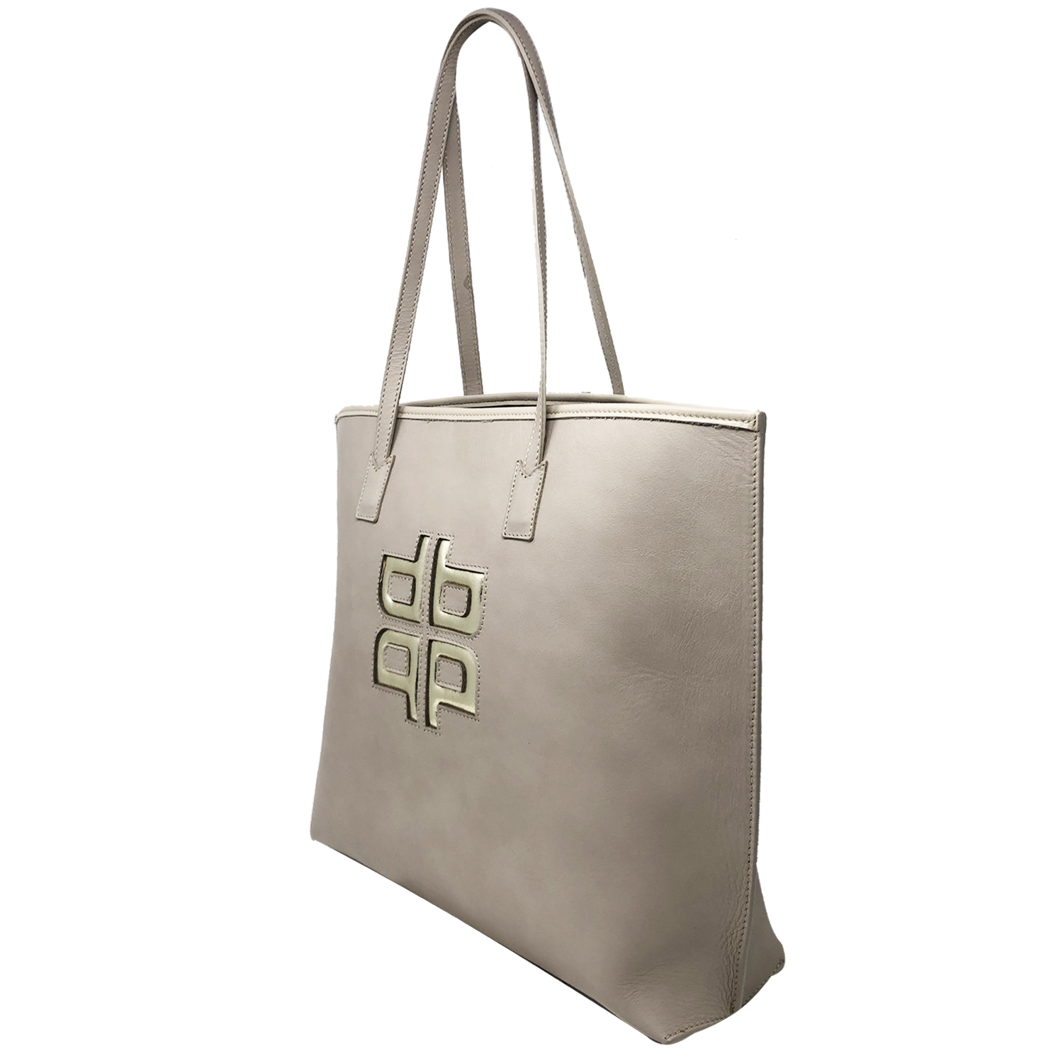 Stella-taupe-laterale-logo-oro